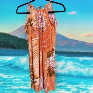 Boston Proper Women's Orange Dress - Sz 0 EUC